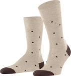 Falke 13269-4045-47-50, Falke Tagessocke Crew Dot (angenehm weiche Baumwolle) beige