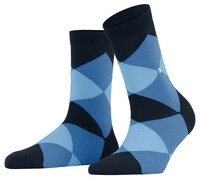 Burlington Tagessocke Bonnie (Baumwolle) marineblau Damen - 1 Paar