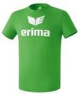 Erima Sport-Tshirt Basic Promo Logo (100% Baumwolle) gr&uuml;n Herren
