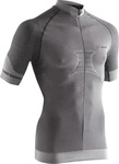 X-Bionic FE-BT12S20M-G051-S, X-Bionic Fahrrad-Shirt Fennec 4.0 Full Zip grau Herren,