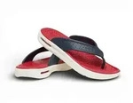 Crocs Sandale InMotion LiteRide Flip navy/rot/weiss