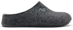 thies Pantoffel PET Slipper (weicher Filz) anthrazitgrau Hausschuhe Damen