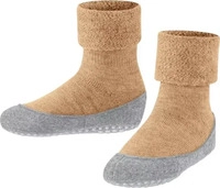 Falke 10560-4710-33-34, Falke Hausschuhe Cosyshoe (weiche Merinowolle) beige Kinder,