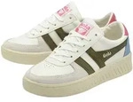 Gola Sneaker Grandslam Trident weiss/khakigr&uuml;n/pink Damen