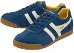 Gola Sneaker Harrier Suede-Leder marineblau/weiss/gelb Herren