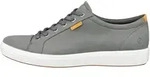 ECCO Sneaker Mens Soft 7 (aus Premium-Leder) hellgrau Herren