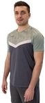 JAKO Sport-Tshirt Iconic (Polyester-Micro-Mesh) anthrazitgrau/mintgr&uuml;n Herren