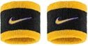 Nike Schweissband Swoosh Classic (Baumwollmix) 2025 schwarz/gelb - 2 St&uuml;ck
