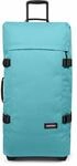 Eastpak Travel-Reisetasche Tranverz L Waterfall Blue (121 Liter) mit Rollen hellblau