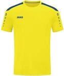 JAKO Sport-Tshirt Trikot Power (Polyester-Interlock, strapazierf&auml;hig) gelb/royalblau