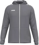 JAKO Kapuzenjacke One (Innenseite aus Micro-Fleece, 100% rec. Polyester) grau...