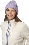 Eisb&auml;r Winterm&uuml;tze (Beanie) Alea - grobe Rippstruktur - Damen violett - 1 St&uuml;ck