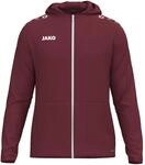 JAKO Kapuzenjacke One (Innenseite aus Micro-Fleece, 100% rec. Polyester) bordeauxrot