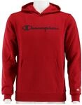 Champion Kapuzenpullover Hoodie Big Logo Print (gef&uuml;ttert) dunkelrot Kinder