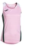 Joma Sport-Tank Top Montreal (100% Polyester) rosa/gr&uuml;n/weiss Damen