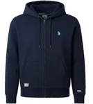 U.S. Polo Assn. Kapuzenpullover Sweat Hoodie (100% Baumwolle) navyblau Herren