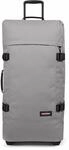 Eastpak Travel-Reisetasche Tranverz L Pebble Grey (121 Liter) mit Rollen grau