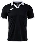 Joma Tennis-Polo Galaxy (100% rec. Polyester, leicht, atmungsaktiv) schwarz/weiss