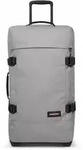 Eastpak Travel-Reisetasche Tranverz M Pebble Grey (78 Liter) mit Rollen grau