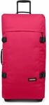 Eastpak Travel-Reisetasche Tranverz L Saffron Red (121 Liter) mit Rollen magenta