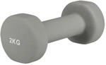 Endurance Kurzhantel Dumbbell grau 2kg - 1 St&uuml;ck -