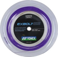 Yonex NB65EXBC2-75, Yonex Badmintonsaite Exbolt 65 (Kontrolle) violett 200m...