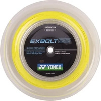 Yonex NB65EXBC2-19, Yonex Badmintonsaite Exbolt 65 (Kontrolle) gelb 200m Rolle,