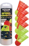 Talbot Torro Speedbadminton-B&auml;lle Shuttles (2x Starter, 4x Racer B&auml;lle) 6er...