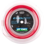 Yonex NB65EXBC2_1-25, Yonex Badmintonsaite Exbolt 65 (Kontrolle) rot 200m Rolle,