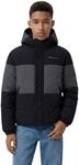Champion Winterjacke Colourblock Hooded Jacket schwarz Kinder