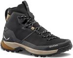 Salewa Wanderschuhe Puez Knit Mid Powertex (Trekking, wasserdicht) schwarz Herren