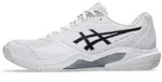 Asics Tennisschuhe Gel Dedicate 9 Clay/Sandplatz weiss/schwarz Herren