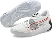 Puma 195514-04-9, Puma Hallen-Indoorschuhe Fusion Nitro weiss/rot Herren, Gr&ouml;&szlig;e