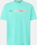 Head 811435-TE-M, Head Tennis-Tshirt Rainbow (Mischgewebe, feuchtigkeitsabsorbierend)