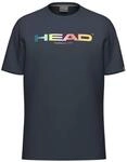 Head Tennis-Tshirt Rainbow Junior (Mischgewebe) navyblau Jungen