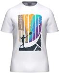 Head Tennis-Tshirt Vision (Mischgewebe) 2026 weiss/bunt Herren