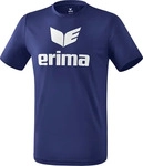 Erima 2081913-1, Erima Sport-Tshirt Promo (100% Polyester) dunkelblau/weiss Kinder,