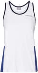 Head Tennis-Tank Club weiss/royalblau Damen