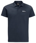 Jack Wolfskin Freizeit-Polo Essential (Bio-Baumwolle) nachtblau Herren