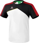 Erima 1081808-1, Erima Tshirt Premium One 2.0 weiss/schwarz/rot/gelb Jungen,...