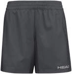 Head Tennishose Short Club (UV-Schutz) kurz anthrazitgrau Damen