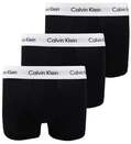 Calvin Klein Unterw&auml;sche Boxershorts Low Rise Trunk (Baumwolle) schwarz/weiss Herren