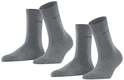 Esprit Socks Esprit Tagessocken Crew Basic Uni (weiche Baumwolle) hellgrau Damen - 2