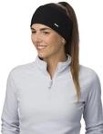 Eisb&auml;r Stirnband Jamies (Futter aus Fleece-Merinowolle) schwarz Damen