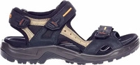 Ecco 069564-50034-49, ECCO Sandale Yucatan (Offroad) Leder schwarz/gr&uuml;n Herren,