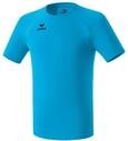 Erima Sport-Tshirt Basic Performance (100% Polyester, Mesh-Eins&auml;tze) curacaoblau