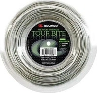 Solinco S-TB-16ML, Solinco Tennissaite Tour Bite (Haltbarkeit+Spin) silber 100m