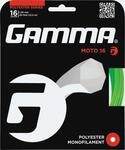 Gamma Tennissaite Moto (Haltbarkeit+Spin) limettegr&uuml;n 12m Set