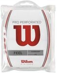 Wilson Overgrip Pro Perforated 0.55mm weiss 12er Clip-Beutel