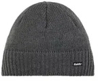 Eisb&auml;r Winterm&uuml;tze (Beanie) Trop Strickmuster Merinowolle anthrazitgrau Herren